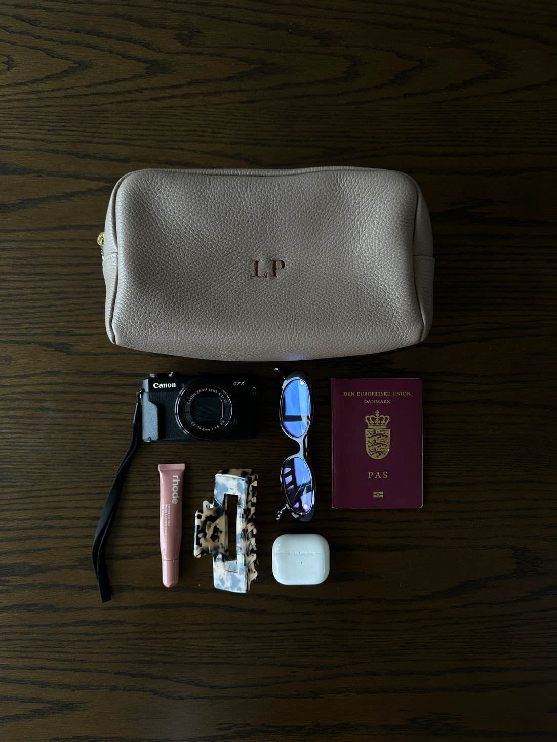 The Wash Bag - leather
