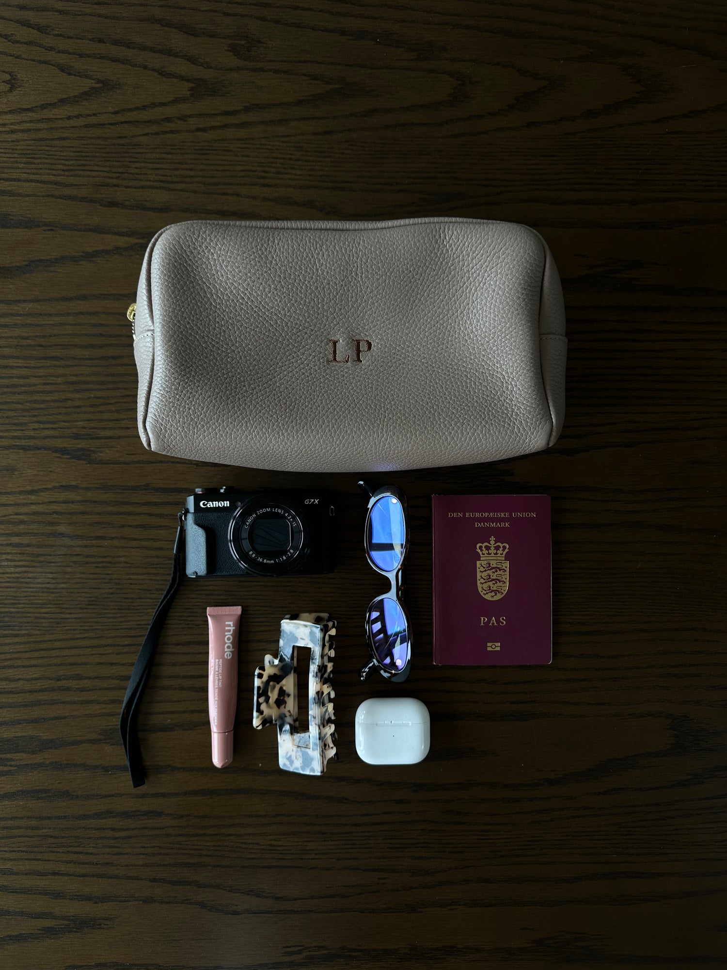 The Wash Bag - leather