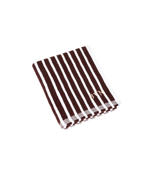 Set of guest towels (brown / white) - Nomad CPH