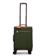 Zoe carry-on suitcase with leather tag